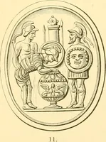 An illustration from Antique gems and rings (1872)