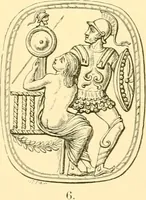 An illustration from Antique gems and rings (1872)