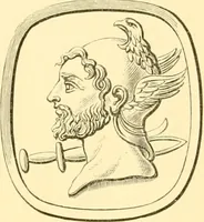 An illustration from Antique gems and rings (1872)
