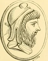 An illustration from Antique gems and rings (1872)