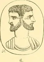 An illustration from Antique gems and rings (1872)