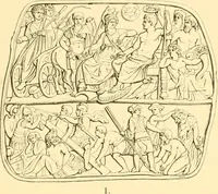 An illustration from Antique gems and rings (1872)