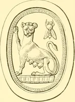 An illustration from Antique gems and rings (1872)