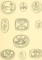 An illustration from Antique gems and rings (1872)