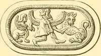 An illustration from Antique gems and rings (1872)