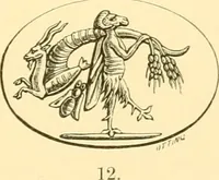 An illustration from Antique gems and rings (1872)