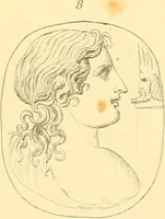 An illustration from Antique gems and rings (1872)
