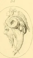 An illustration from Antique gems and rings (1872)