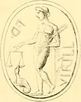 An illustration from Antique gems and rings (1872)
