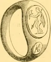An illustration from Antique gems and rings (1872)