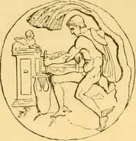 An illustration from Antique gems and rings (1872)