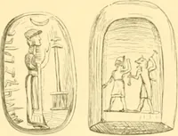 An illustration from Antique gems and rings (1872)