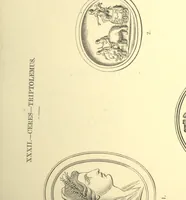 An illustration from Antique gems and rings (1872)