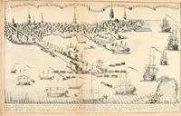 An illustration from Antique views of ye towne of Boston (1882)