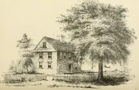 An illustration from Antique views of ye towne of Boston (1882)