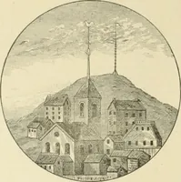 An illustration from Antique views of ye towne of Boston (1882)