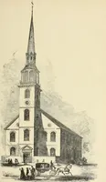 An illustration from Antique views of ye towne of Boston (1882)