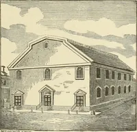 An illustration from Antique views of ye towne of Boston (1882)