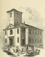 An illustration from Antique views of ye towne of Boston (1882)
