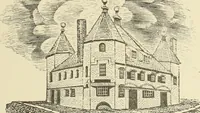 An illustration from Antique views of ye towne of Boston (1882)