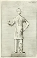 An illustration from Antiquitatis reliquiae a marchione Jacobo Musellio collectae, tabulis incisae et brevisibus explicationibus illustratae (1756)