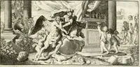 An illustration from Antiquitatis reliquiae a marchione Jacobo Musellio collectae, tabulis incisae et brevisibus explicationibus illustratae (1756)