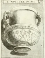 An illustration from Antiquitatis reliquiae a marchione Jacobo Musellio collectae, tabulis incisae et brevisibus explicationibus illustratae (1756)