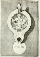 An illustration from Antiquitatis reliquiae a marchione Jacobo Musellio collectae, tabulis incisae et brevisibus explicationibus illustratae (1756)
