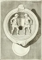 An illustration from Antiquitatis reliquiae a marchione Jacobo Musellio collectae, tabulis incisae et brevisibus explicationibus illustratae (1756)