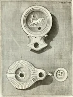 An illustration from Antiquitatis reliquiae a marchione Jacobo Musellio collectae, tabulis incisae et brevisibus explicationibus illustratae (1756)