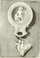 An illustration from Antiquitatis reliquiae a marchione Jacobo Musellio collectae, tabulis incisae et brevisibus explicationibus illustratae (1756)