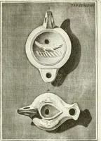 An illustration from Antiquitatis reliquiae a marchione Jacobo Musellio collectae, tabulis incisae et brevisibus explicationibus illustratae (1756)