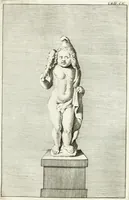 An illustration from Antiquitatis reliquiae a marchione Jacobo Musellio collectae, tabulis incisae et brevisibus explicationibus illustratae (1756)