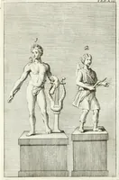 An illustration from Antiquitatis reliquiae a marchione Jacobo Musellio collectae, tabulis incisae et brevisibus explicationibus illustratae (1756)
