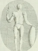 An illustration from Recueil d'antiquités egyptiennes, etrusques, grecques et romaines (1756)
