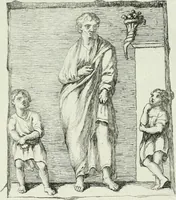 An illustration from Recueil d'antiquités egyptiennes, etrusques, grecques et romaines (1756)