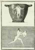 An illustration from Recueil d'antiquités egyptiennes, etrusques, grecques et romaines (1756)