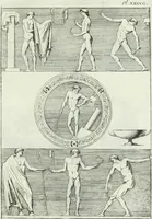 An illustration from Recueil d'antiquités egyptiennes, etrusques, grecques et romaines (1756)