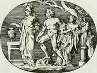 An illustration from Recueil d'antiquités egyptiennes, etrusques, grecques et romaines (1756)