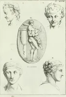 An illustration from Recueil d'antiquités egyptiennes, etrusques, grecques et romaines (1756)