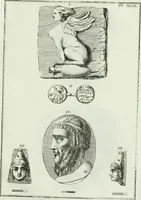 An illustration from Recueil d'antiquités egyptiennes, etrusques, grecques et romaines (1756)