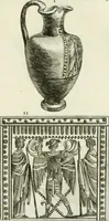 An illustration from Recueil d'antiquités egyptiennes, etrusques, grecques et romaines (1756)