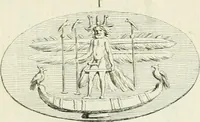 An illustration from Recueil d'antiquités egyptiennes, etrusques, grecques et romaines (1756)