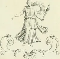 An illustration from Recueil d'antiquités egyptiennes, etrusques, grecques et romaines (1756)