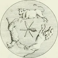 An illustration from Recueil d'antiquités egyptiennes, etrusques, grecques et romaines (1756)