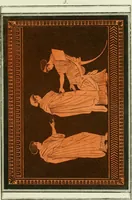 An illustration from Antiquités étrusques, grecques et romaines : ou les beaux vases étrusques, grecs et romains, et les peintures rendues avec les couleurs qui leur sont propres (1787)