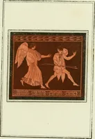 An illustration from Antiquités étrusques, grecques et romaines : ou les beaux vases étrusques, grecs et romains, et les peintures rendues avec les couleurs qui leur sont propres (1787)