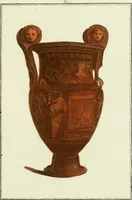 An illustration from Antiquités étrusques, grecques et romaines : ou les beaux vases étrusques, grecs et romains, et les peintures rendues avec les couleurs qui leur sont propres (1787)