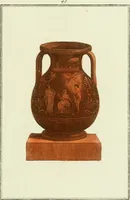 Picture 49 of 73 from Antiquités étrusques, grecques et romaines : ou les beaux vases étrusques, grecs et romains, et les peintures rendues avec les couleurs qui leur sont propres (1787), leaf 212
