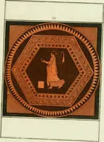 An illustration from Antiquités étrusques, grecques et romaines : ou les beaux vases étrusques, grecs et romains, et les peintures rendues avec les couleurs qui leur sont propres (1787)